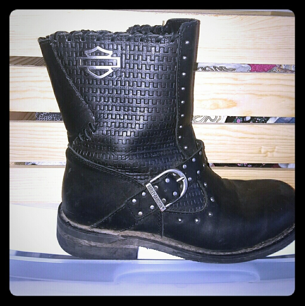 Harley Davidson leather boots